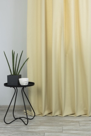Штора на тесьме 160х270 см Sahara с подхватом цвет ваниль