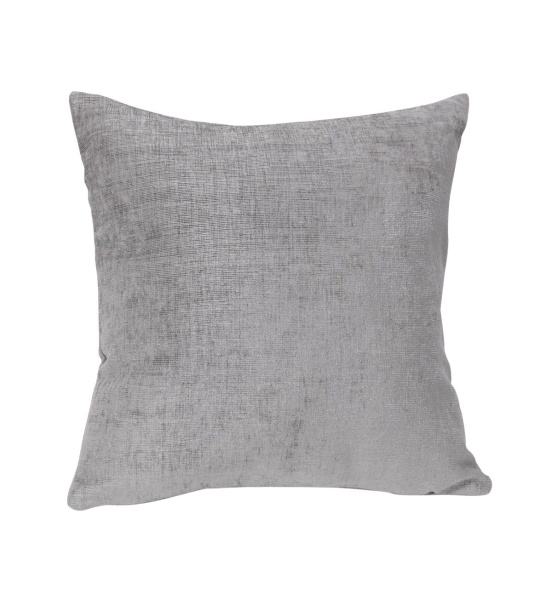 Подушка декоративная на молнии 40х40 см Велюр цвет морон