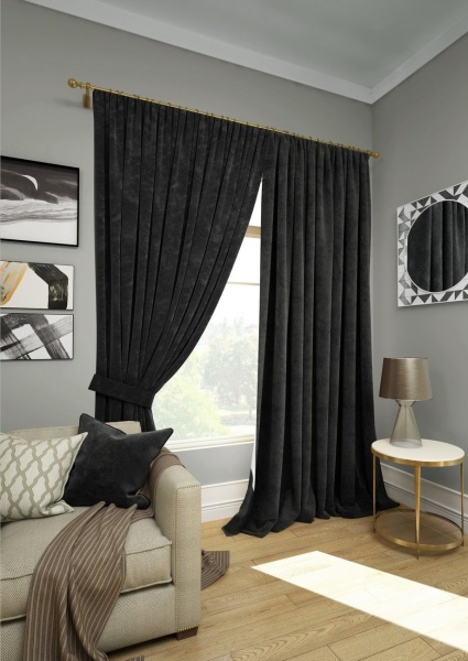 Комплект штор "Solemare" 440х270 темно-коричневый