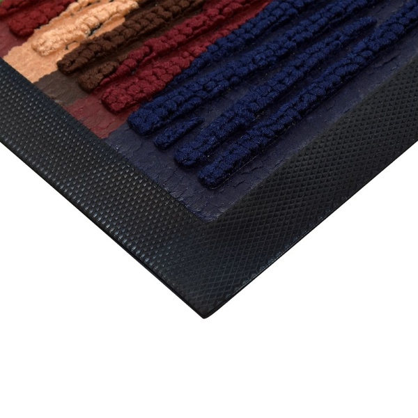 Коврик ВОРТЕКС VORTEX придверный рельефный 40х60 КОМФОРТ ВЕЛКОМ COMFORT WELCOME