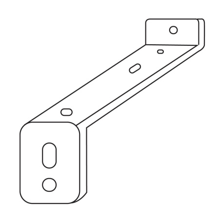 Кронштейн настенный, однорядный