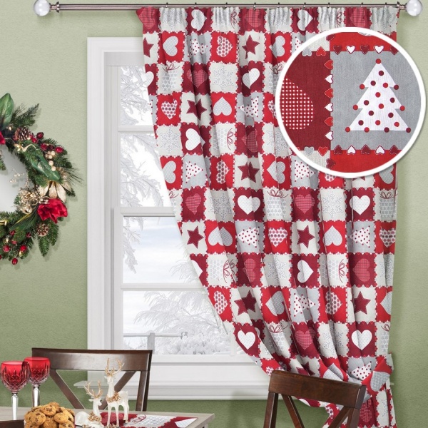 Штора на тесьме "New love"