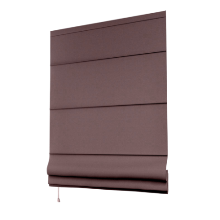 Римские шторы блэкаут на веревочном механизме цвет морон Римские шторы блэкаут на веревочном механизме цвет морон