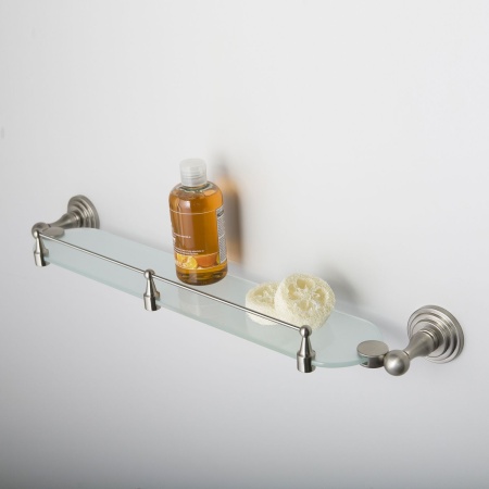 Полка стеклянная с бортиком Ammer K-7044 Полка стеклянная с бортиком Ammer K-7044