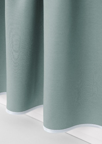 Комплект Шторы-кафе "Элена Helena" 65х60 см, 2 шт., цвет Мятный