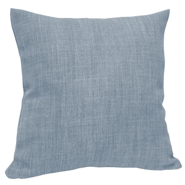 Подушка декоративная на молнии 40х40 см Dimaut Lux цвет голубой