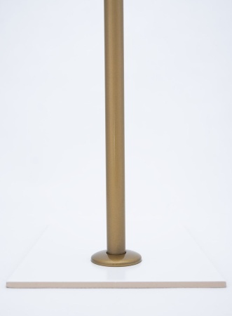 Карниз для ванной 175x75см (Штанга 20мм) Г-образный, угловой. Усиленный. Бронза