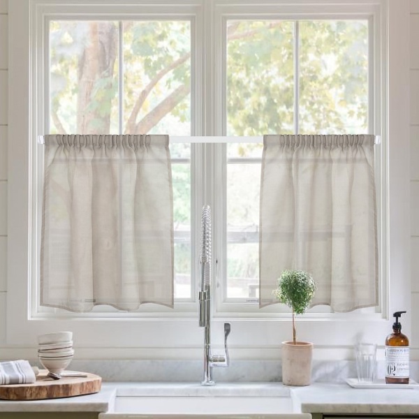 Комплект шторы-кафе "Версаль", размер 60х65 см, 2 шт.