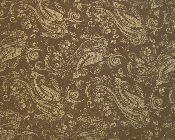 Штора на тесьме 200х280 см Пейсли Paisley цвет бежевый