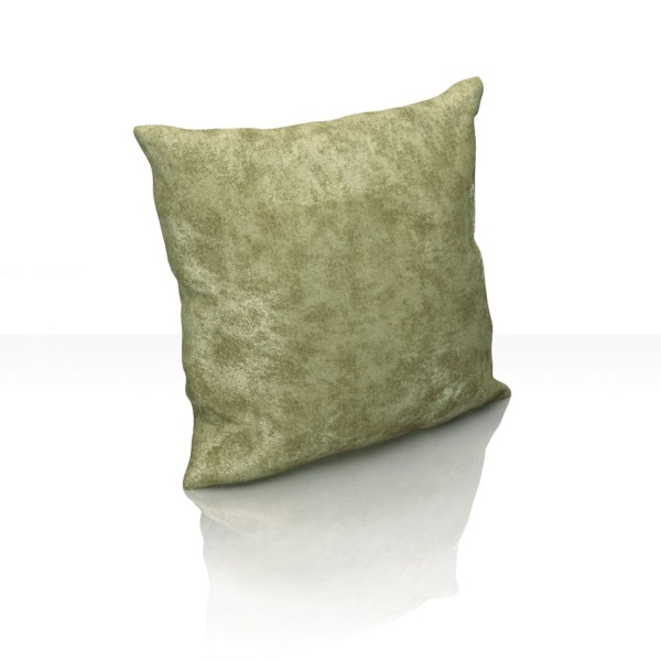 Подушка декоративная на молнии 40х40 см Plain Lux цвет зеленый