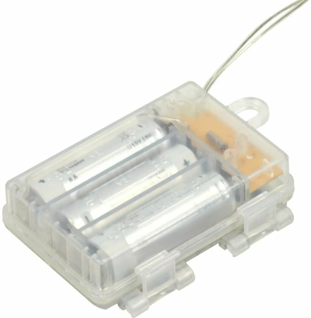 Электрогирлянда светодиодная Vegas Бахрома с звёздочками теплый 2 м