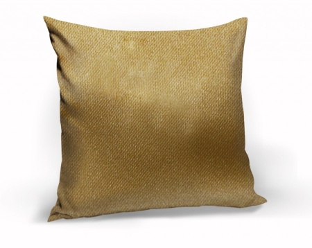 Подушка декоративная на молнии 40х40 см Lindor цвет охра