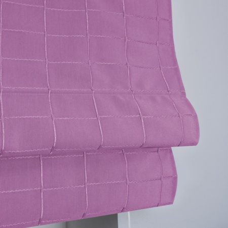 Римские шторы AMMI на веревочном механизме цвет розовый