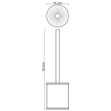 Щетка для унитаза Rossel K-5727