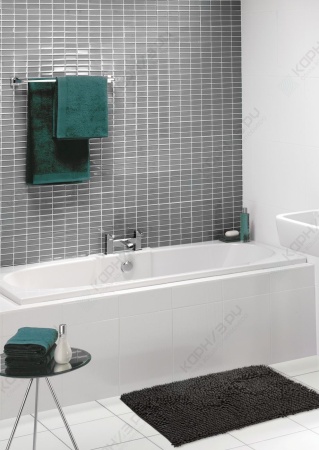 Коврик Vortex для ванной 60х90 SPA comfort цвет темно-серый