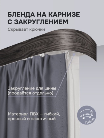 Багет для карниза 5 см, палисандр