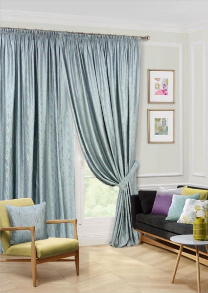 Комплект штор на тесьме "Розмари Rosemary" 400х270 синий