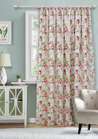 Штора на тесьме "Isadora" 220х270 цветы