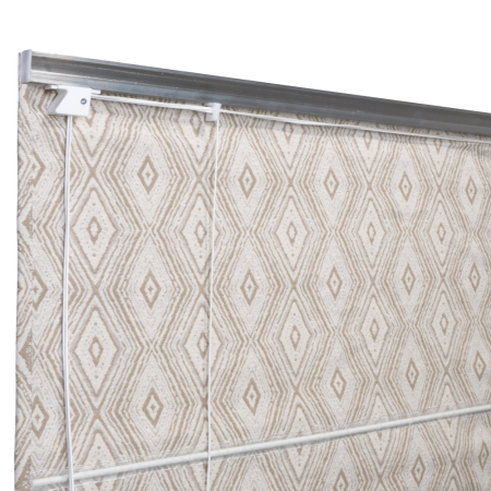 Римские шторы Сафари на веревочном механизме цвет бежевый