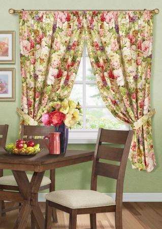 Комплект штор "Флора Flora-S" 272х175 цветные