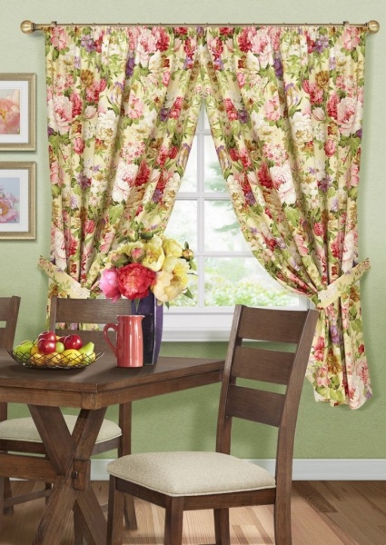 Комплект штор "Флора Flora-S" 272х175 цветные