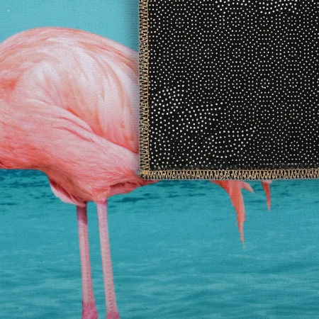 Коврик Vortex влаговпитывающий 60х90 Velur Фламинго