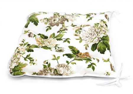 Сидушка на стул с завязками 40x40 см Luly с принтом