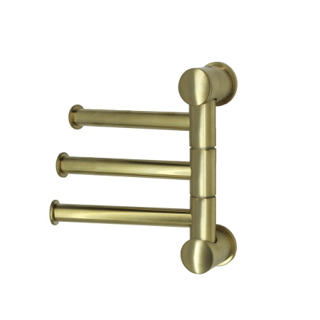 Держатель полотенец тройной K-1053BRUSHED GOLD 