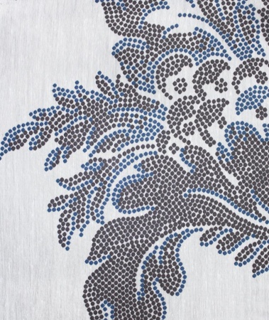 Тюль на тесьме 600х275 см Plumage - XL цвет серый