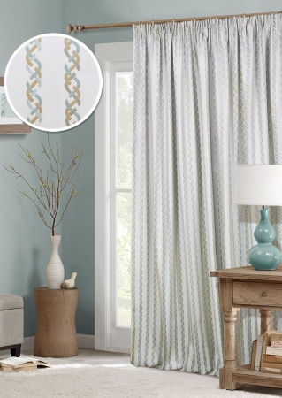 Штора на тесьме "Braid" 200х270 серый