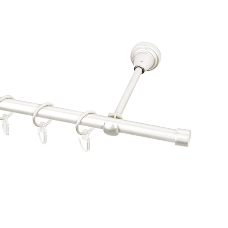 Однорядный металлический карниз, Наконечник-заглушка, Жемчуг, Ø16мм