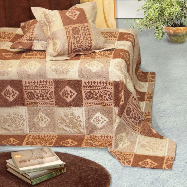 Покрывало Kauffort Jaipur + 2 подушки