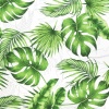 Рулонные шторы с принтом Тропики цвет салатовый