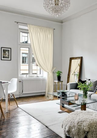 Портьера на тесьме "Lindor-SH" 200х280 бежевый Портьера на тесьме "Lindor-SH" 200х280 бежевый