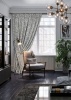 Портьера на тесьме "Мариголд Marigold" 200х270 серый