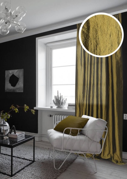 Штора на тесьме "Polo" 140х270 зеленый