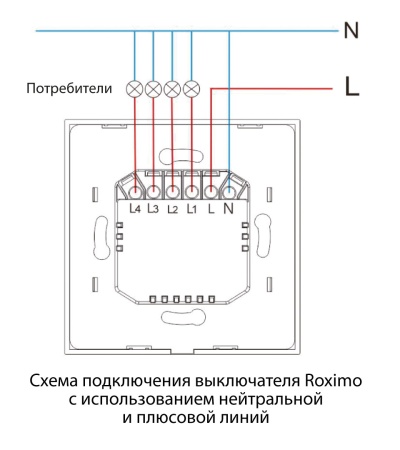 Умный Zigbee выключатель ROXIMO сенсорный, однокнопочный, золотой