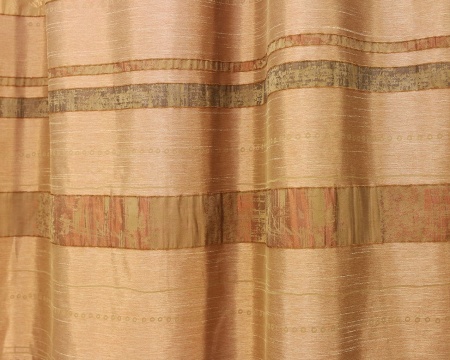 Штора на тесьме "Альборг Alborg" 146х270 коричневый