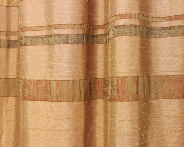 Штора на тесьме "Альборг Alborg" 146х270 коричневый