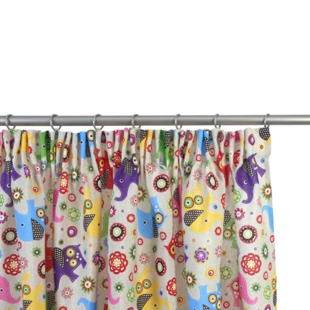 Штора на тесьме "Элифанты" 160х270