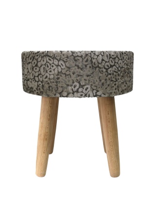 Пуф Stone круглый, цвет серый