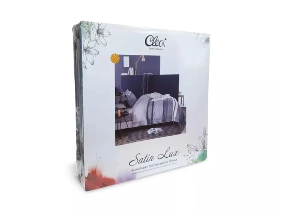 Постельное белье Cleo Satin Lux с принтом комуфляж 150*220 полуторный
