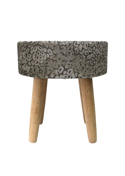 Пуф Stone круглый, цвет серый