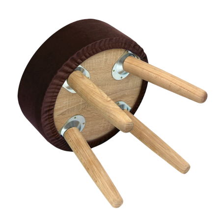 Пуф МОНО, цвет шоколадный