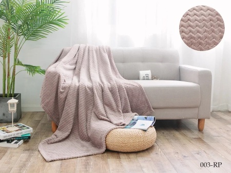 Плед Cleo ROYAL PLUSH велсофт цвет бледно-розовый