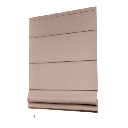 Римские шторы блэкаут на веревочном механизме цвет розовый