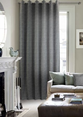 Штора на люверсах 200х260 см Ливит цвет темно-серый