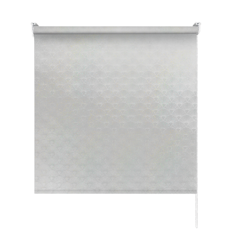 Рулонные шторы Валенсия, белый, мерцающий, 210х160 см