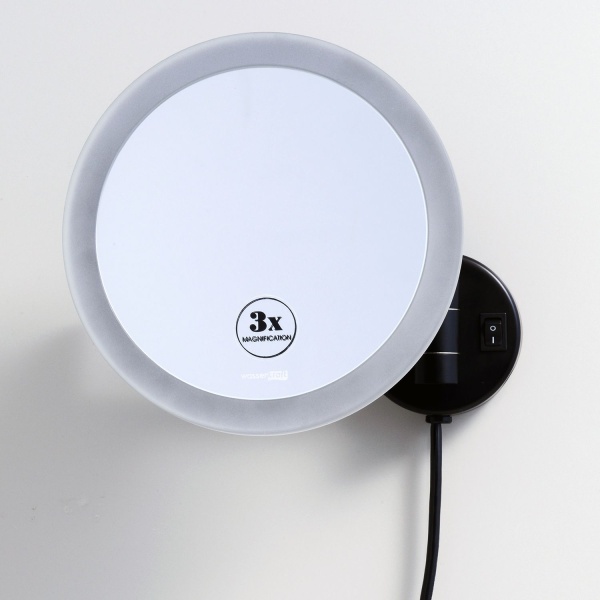Зеркало с LED-подсветкой и 3-х кратным увеличением