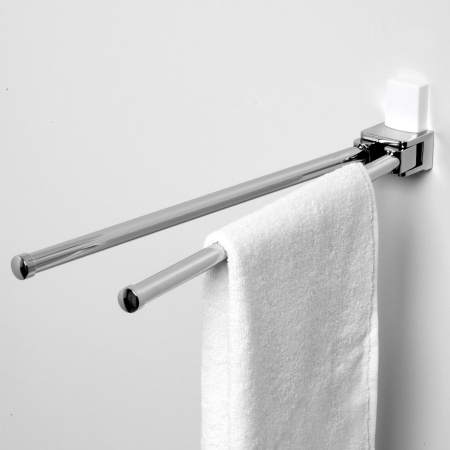 Держатель полотенец двойной Leine K-5031WHITE